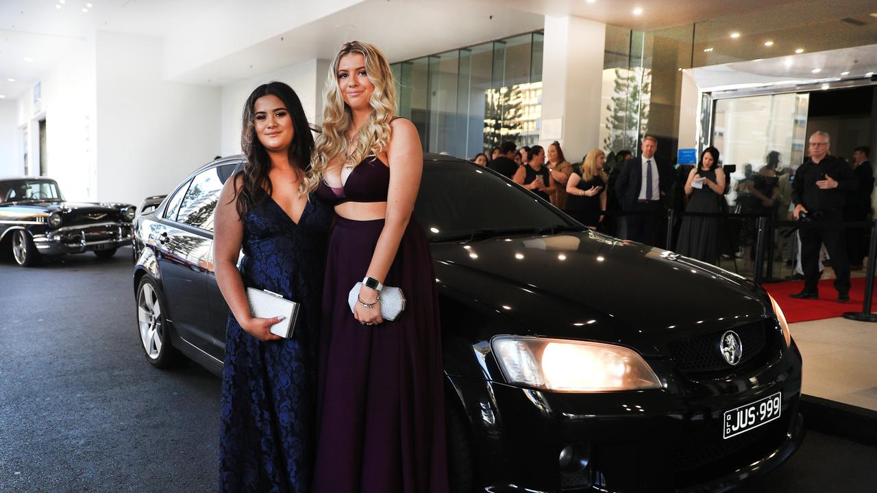 20th November 2020, - Jasmin Keremeta and Tori Lameras - Upper Coomera State High formal held at Mantra on View Surfers paradise, Gold Coast. Photo: Scott Powick Newscorp