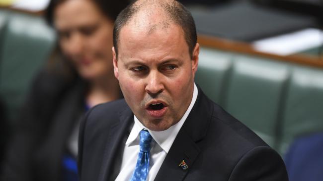 Treasurer Josh Frydenberg will announce a peace deal on GST. Picture: AAP Image/Lukas Coch