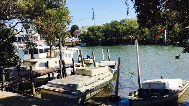 Derelict hulls from Wynnum Creek.