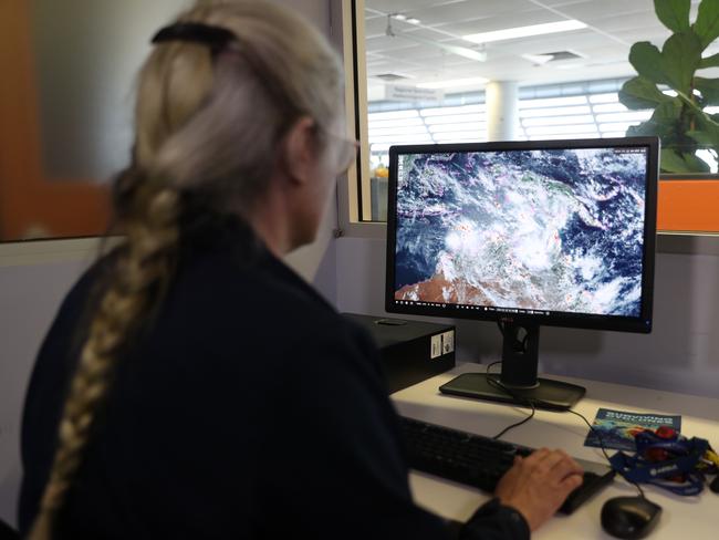 Bureau of Meteorology senior metrologist Sally Cutter. NT weather cyclone BOM wet season generic