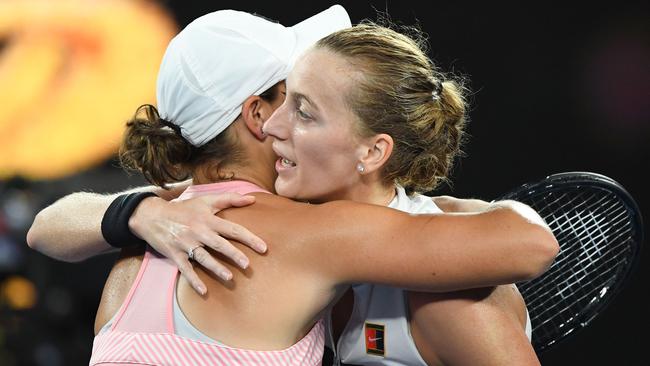 Petra Kvitova was just too strong for Ash Barty in a one-sided battle.