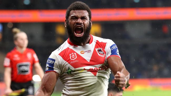 Mikaele Ravalawa had a good night for the Dragons. Picture: Getty Images