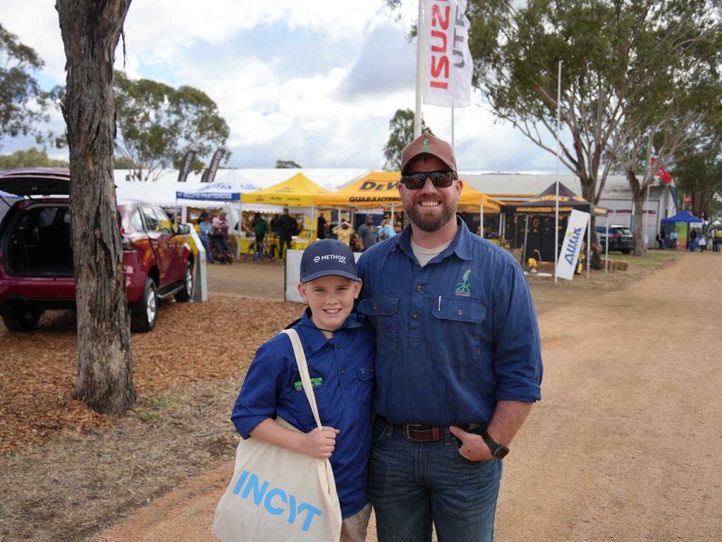 Phil and Chase at Farm Fest 2025