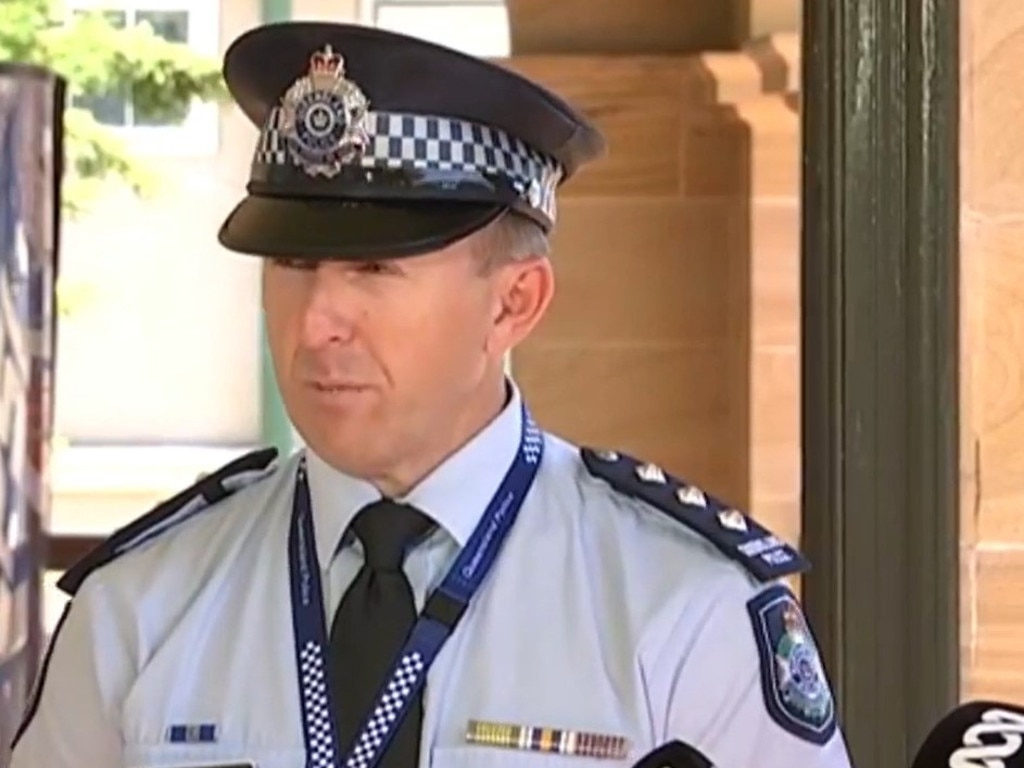 Warwick officer in charge Senior Sergeant Jamie Deacon in 2019.