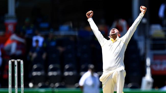 Nathan Lyon finished six points behind Cummins. Picture: AAP