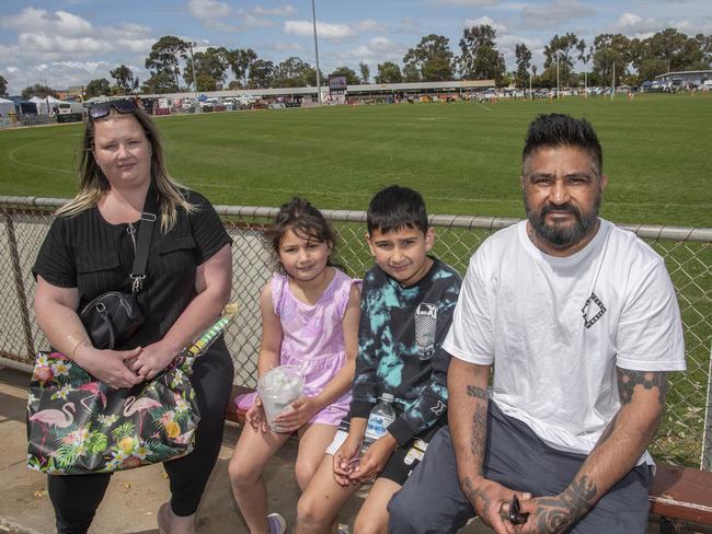 Lakin Gleeson, Charlotte Singh, Alexander Singh and Sumeet Singh at the 2024 Swan Hill Show Picture: Noel Fisher