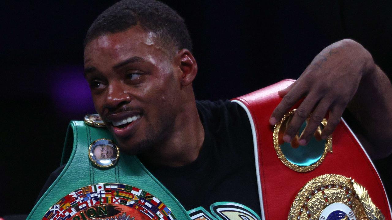 Errol Spence Jr. after a unanimous decision against Danny Garcia. Picture: Getty Images