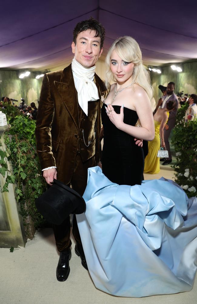 Keoghan and Carpenter pictured at the 2024 Met. Picture: Kevin Mazur/MG24/Getty Images for The Met Museum/Vogue