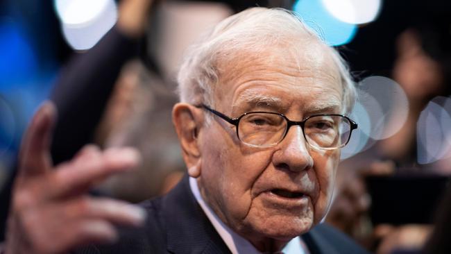 Berkshire Hathaway CEO Warren Buffett. Picture: Johannes Eisele/AFP