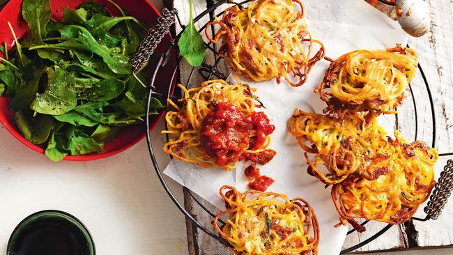 Deep fried spaghetti? Yes please.