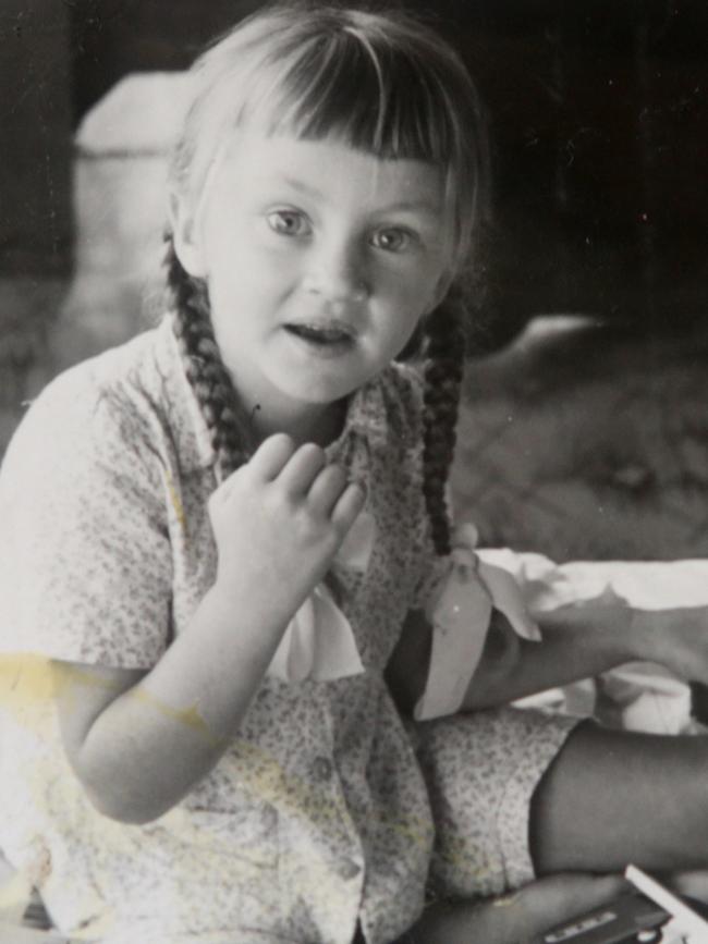 Sue-Ellen Doherty as a child.