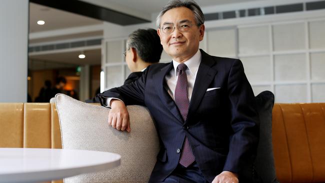 MUFG chief financial officer Aki Tokunari in Sydney. Picture: Nikki Short