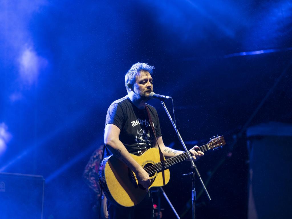 Shane Nicholson performs at Meatstock, Toowoomba Showgrounds. Saturday, April 9, 2022. Picture: Nev Madsen.