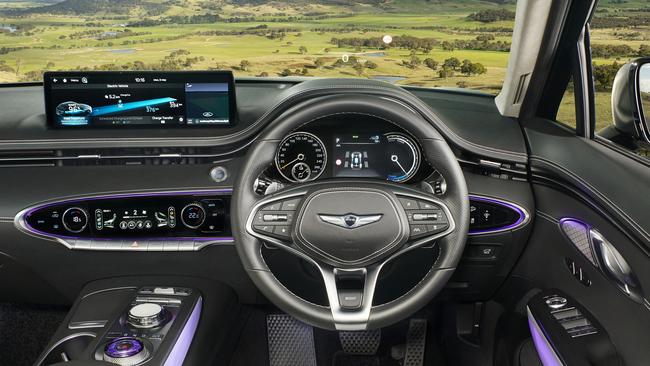 The dash houses a giant 14.5-inch centre screen. Picture: Supplied.
