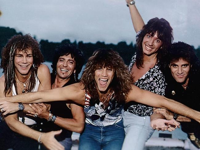 Bon Jovi at their big-haired best in Thankyou, Goodnight: The Bon Jovi Story.