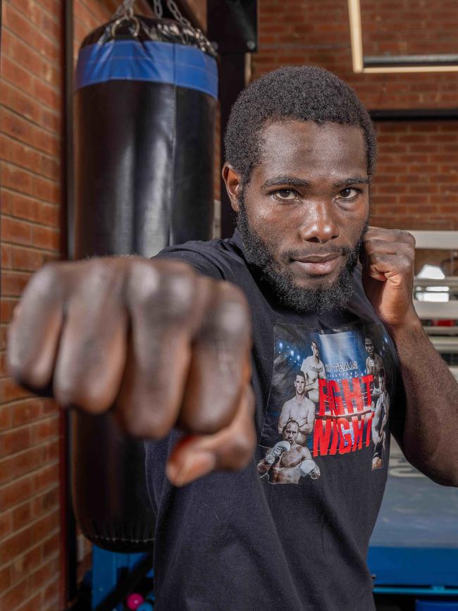 Boxer Fred Zziwa. Picture: Ben Clark