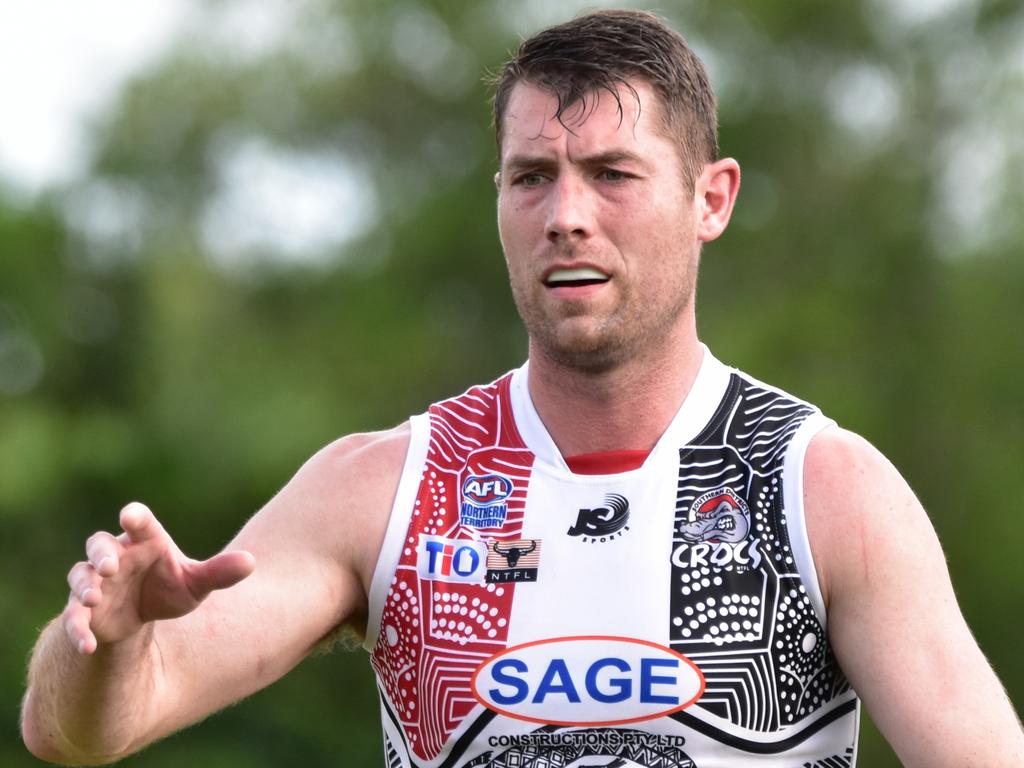 Matt Dennis was a standout as Southern Districts beat Waratah in Round 3 of the 2022-23 NTFL season. Picture: Tymunna Clements / AFLNT Media