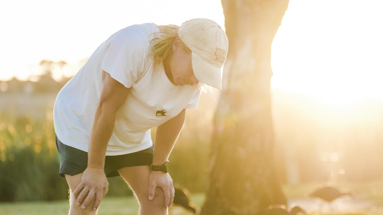 He plans to tackle the entire Lavender Federation Trail in one go. Picture: James Dawson