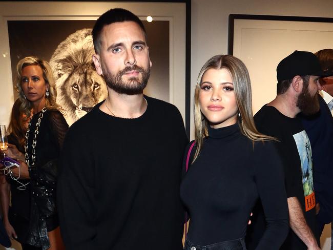 Scott Disick and Sofia Richie in 2018. Picture: Tommaso Boddi/Getty Images for Maddox Gallery