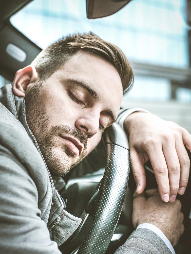 A Coast man who claims he was sleeping in his car on the side of the road has been banned from driving for six months.