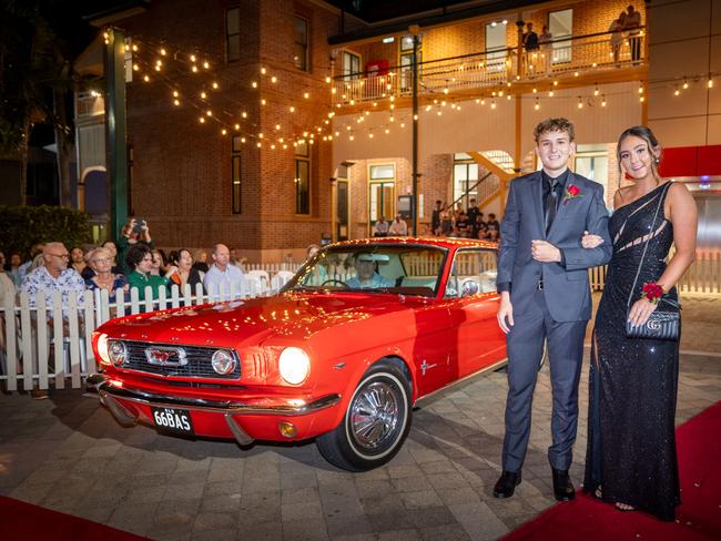 CLASS OF 2024: Townsville Grammar School formal. Students Boedy Johnston & Julia Fulton.