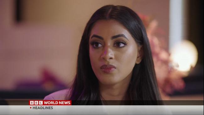 Tanvi Shah was shocked to discover a photo of herself on Reddit. Picture: BBC/Flash.