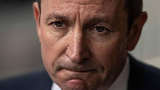 WA premier Mark McGowan. Picture: NCA NewsWire / James Gourley