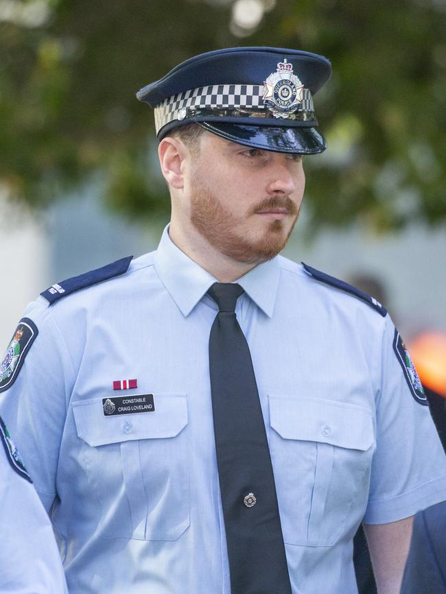 Constable Craig Loveland. Picture: NewsWire /Glenn Campbell