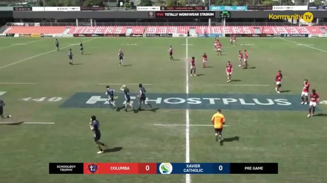 Replay: Queensland Schoolboy Trophy grand final - Columba Catholic College v Xavier Catholic College