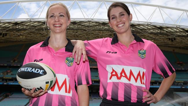 Referees Belinda Sleeman and Kasey Badger deserve their chance in the NRL.