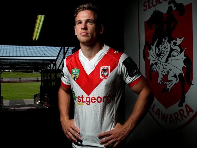 St George Illawarra player Matt Dufty at Win Jubliee Oval , Kogarah . Picture : Gregg Porteous