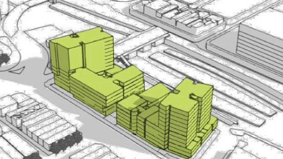 A planning proposal has been lodged with Bayside Council to redevelop and revitalise the Transport Interchange Precinct located on the Princes Highway, Rockdale. Picture: Bayside Council