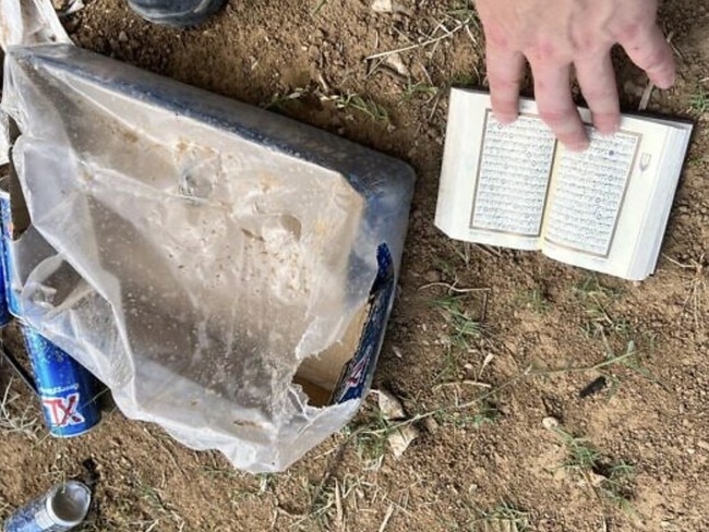 An abandoned white Toyota pickup truck with a Gaza license plate was found on Route 232 near western Negev.