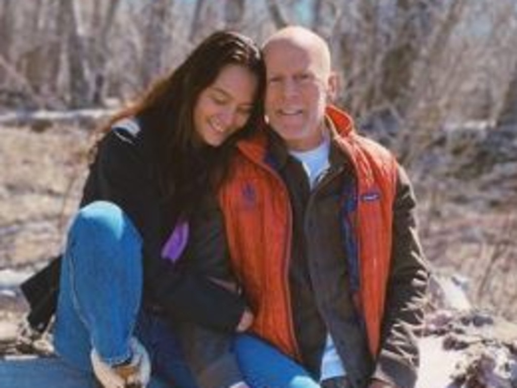 Bruce Willis with wife Emma Heming. Picture: Instagram