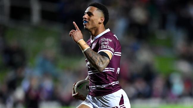 Sea Eagles speedster Jason Saab. Picture: NRL Photos