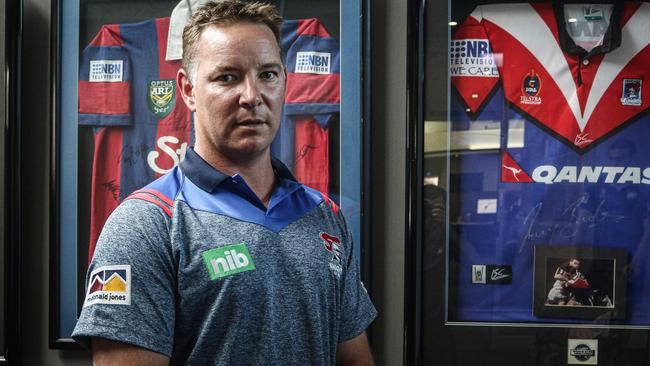 New coach Adam O'Brien is ready to take over at Newcastle. Picture: Newcastle Knights