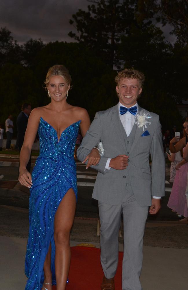 Katelyn Fischer and Riley Wainwright at Assumption College's year 12 formal on April 22, 2025. Photo: Jessica Klein