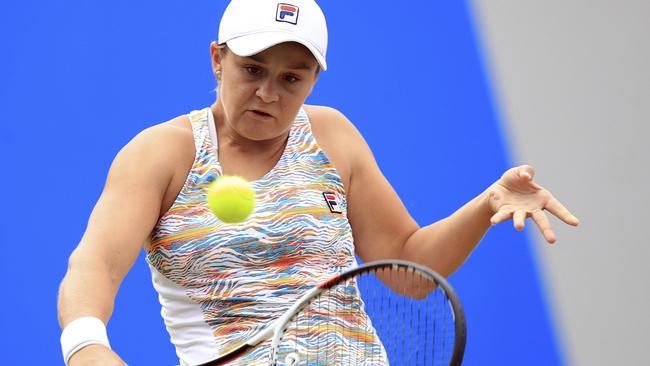 Ashleigh Barty started well before falling in three sets.