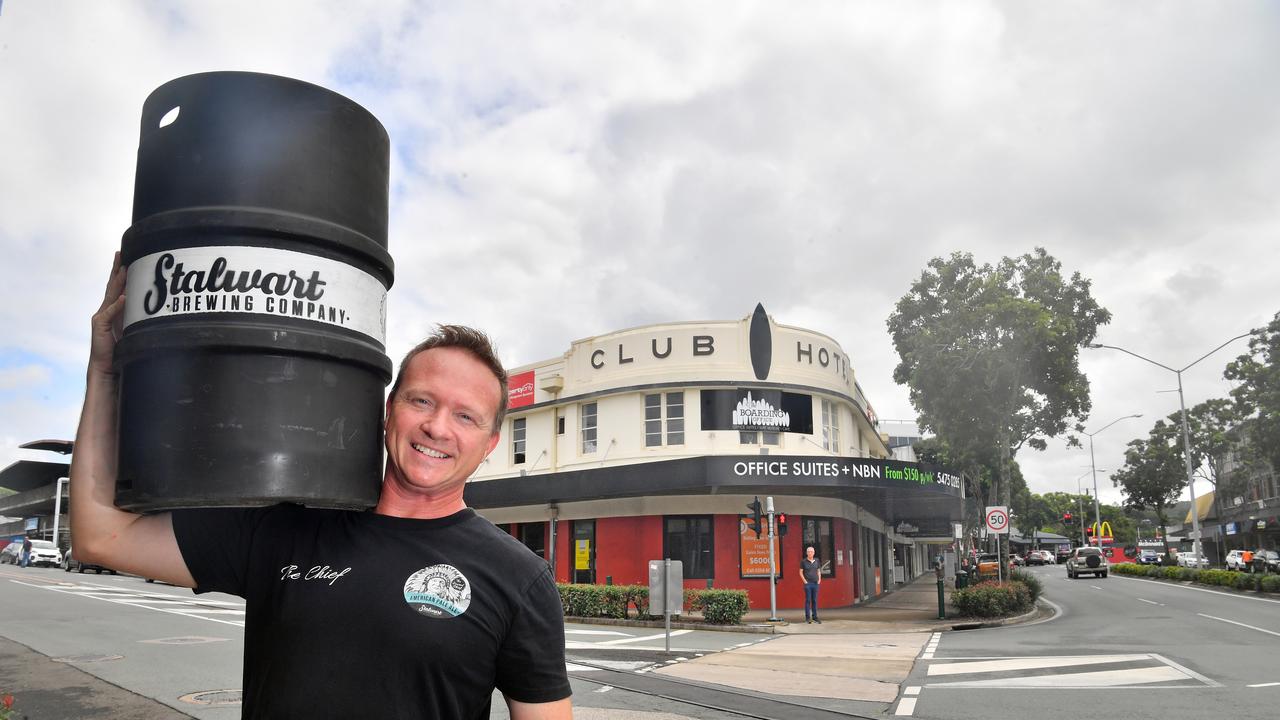 Adam Tomlinson opened Stalwart Ale House and Brewing in Nambour. Picture: John McCutcheon