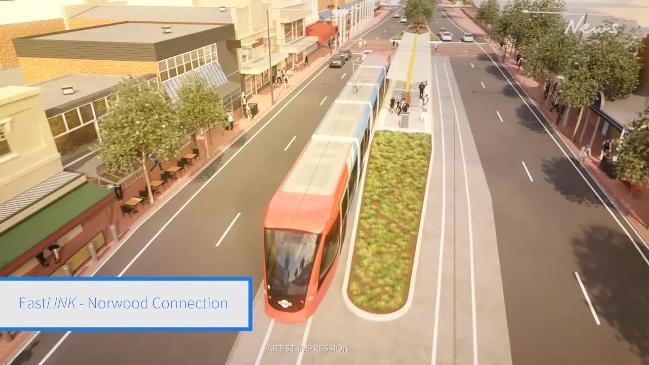 Labor's proposed $279m tram link to Norwood