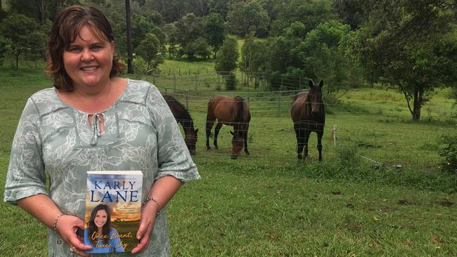 Australian rural story-teller Karly Lane's latest novel 'Once Burnt, Twice Shy' traces the courage and challenge of a community threatened by bushfire. Photo: Chris Knight.