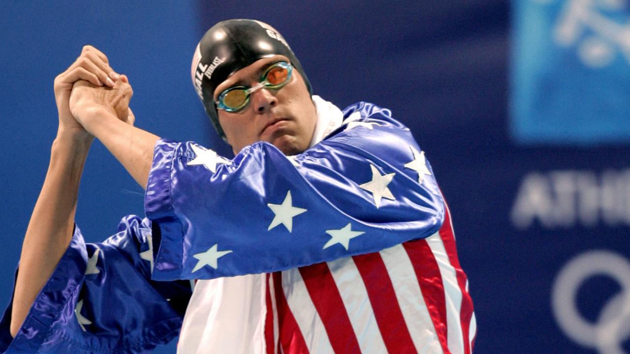 US swimmer Gary Hall Jr at the 2004 Athens Olympics