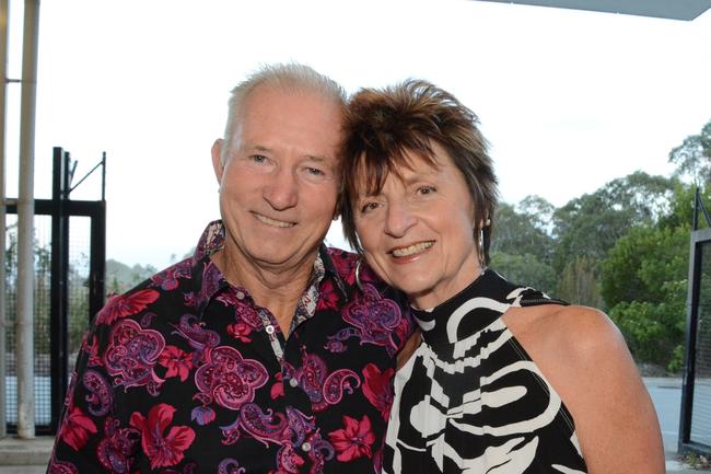 Andrew and Hanna Rose at launch of display for Sunland’s Magnoli apartments, Nerang. Picture: Regina King