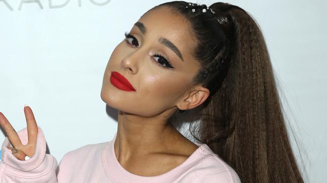 LOS ANGELES, CA - JUNE 02:  (EDITORIAL USE ONLY. NO COMMERCIAL USE) Ariana Grande backstage at the 2018 iHeartRadio Wango Tango by AT&T at Banc of California Stadium on June 2, 2018 in Los Angeles, California.  (Photo by Jesse Grant/Getty Images for iHeartMedia)