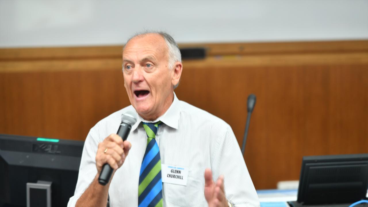 Glenn Churchill at the Meet the Candidates event at CQUni March 12, 2020