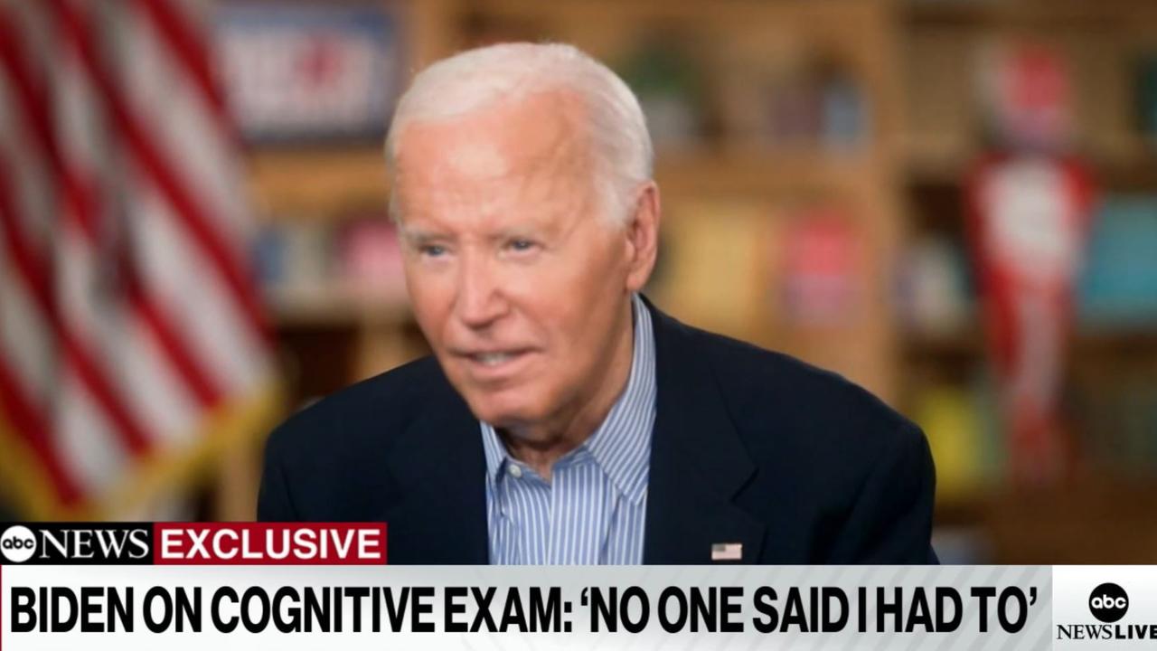 Defiant Biden refuses cognitive test, denies polls slide