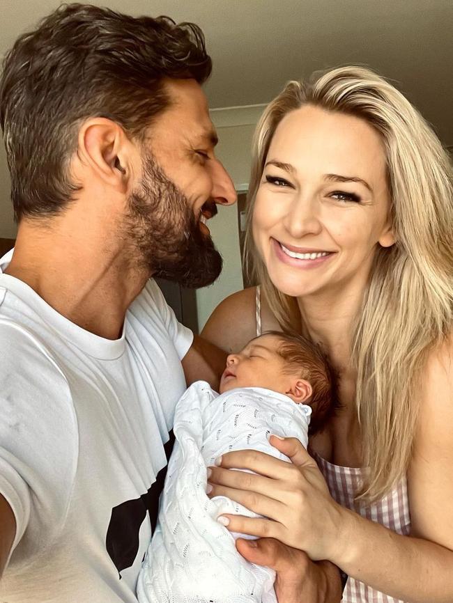 Tim Robards and wife Anna Heinrich announce the birth of baby Elle.