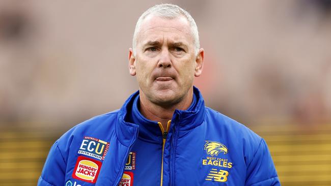 Adam Simpson is determined to stay the course at West Coast. Picture: Michael Willson/AFL Photos