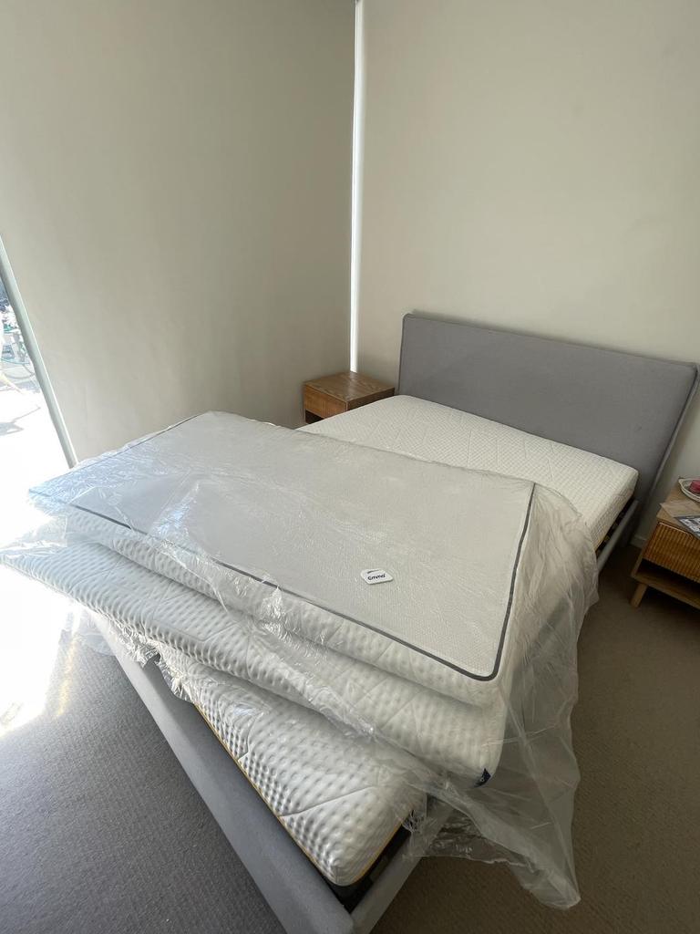 The mattress topper was a breeze to unbox. Picture: Melody Teh/Supplied