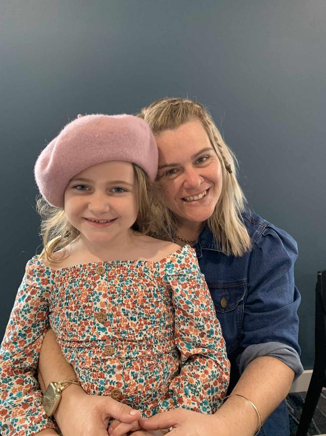 Tilly and her mother Jodie Paterson Russell. A fatal accident on the Bruce Highway near Chatsworth on May 12, 2023 tragically killed Jodie Russell and hospitalised her daughter, Tilly. Picture: supplied